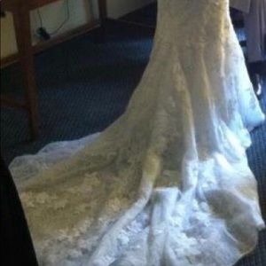 Luxury Liv Harris strapless wedding dress USED.